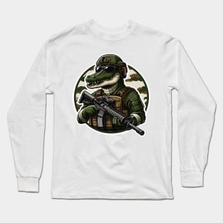 Tactical Crocodile Operator Long Sleeve T-Shirt